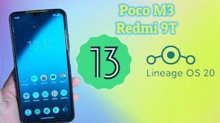LineageOS 20.0 - UNOFFICIAL - Poco M3 / Redmi 9T - Android 13