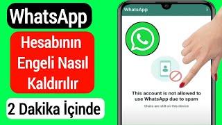 Bu Hesabın Spam Nedeniyle WhatsApp Kullanmasına İzin Verilmiyor Nasıl Düzeltilir (2022)
