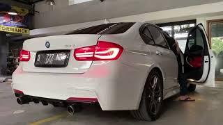 BMW F30 330i w/ ARMYTRIX Full Valvetronic Exhaust System Exhaust | Loud Revs!