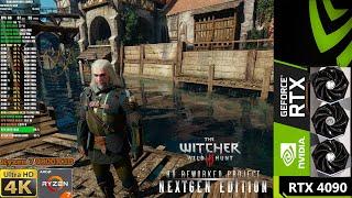 The Witcher 3 HD Reworked Project NextGen , Ultra Ray Tracing DLSS 4K |RTX 4090 | R7 9800X3D 5.6GHz