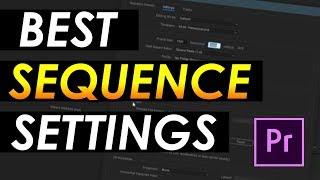 Adobe Premiere Best Sequence Settings