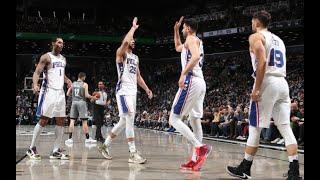 Furkan Korkmaz Clutch 3pt vs Brooklyn Nets