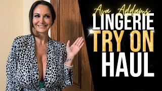 4K Ava Addams - Transparent Lingerie Try On Haul