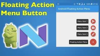 20 Android Material Design- Android Floating Action Button Menu 1/2