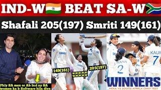 YahOoOIND-W Biggest Win Ever Against SA-W In Test Match | World Record Highest Ever total 603