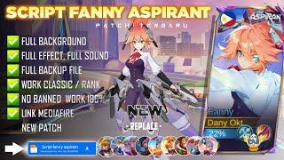 NEW - Script Skin Fanny Aspirant No Password | Full Effect Voice | Patch Terbaru