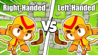 Right vs Left Handed Boomerang Monkeys