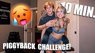 10 MINUTE PIGGYBACK CHALLENGE!!! *Couple's Edition!!*