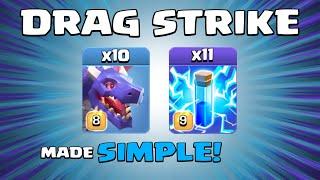 11 x LIGHTNING SPELLS + 10 x DRAGONS = BASE CRUSHED!!! NEW TH13 Attack Strategy - Clash of Clans