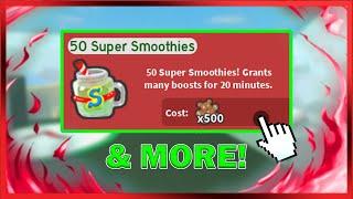 I Got 50 SUPER SMOOTHIES + More! (Bee Swarm Simulator)