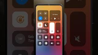 iOS 17 Style Control Center on your Android Phone! Control Center App