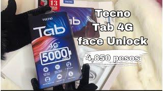 TECNO TABLET :  5000 mah battery with face unlock