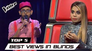 Best Views in Blind Auditions | TOP 05 | The Voice Sri Lanka S1