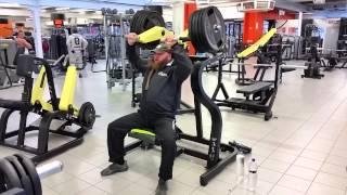 shoulder press machine 3×200 kg