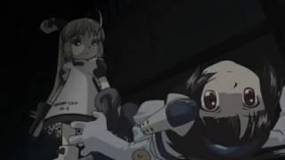 Anime robot girl malfunction scene #1