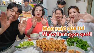 MẸ TƯ ĐI CHỢ MUA ĐỒ VỀ CUỐN CHẢ GIÒ KHIẾN CON RỂ VÀ BÀ SUI HÀN MÊ ĐẮM |1265|