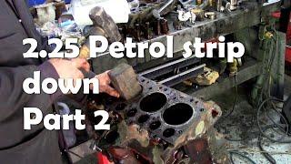 2 25 Petrol engine strip down  Part 2 Stuck piston removal!