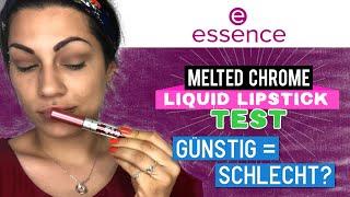 Özlems Liquid Lipstick Challenge - Essence Melted Chrome Liquid Lipstick Review