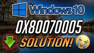 Fix Windows Update Error 0x80070005 in Windows 10 [2024 Tutorial]