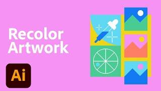 How to Easily Change the Color of Artwork in Illustrator | Adobe Creative Cloud