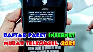 CARA DAFTAR PAKET INTERNET TELKOMSEL MURAH 2021