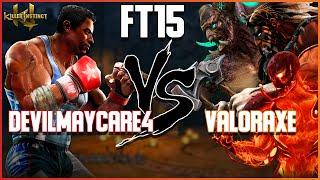 FT15 - DevilMayCare4 vs Valoraxe - TJ Combo vs Gargos/Thunder/Cinder - KI Anniversary Edition