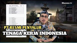 PT RESMI PENYALUR TENAGA KERJA INDONESIA KE LUAR NEGERI TAIWAN 2022 DAN LAINNYA