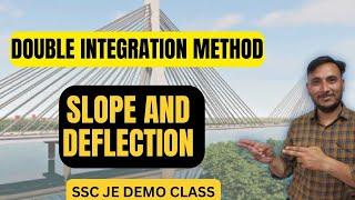 Double Integration Method of Slope and Deflection || SSC JE Mechanical