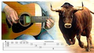 El Matador [Spanish Bullfight Melody] Guitar Lesson w/ Tabs!