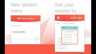 Alternative Of session box Multi session setup tutorial