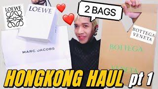 HONGKONG HAUL part 1. UNBOXING 2 Bags and more from  LOEWE + BOTTEGA VENETA + COACH + MARC JACOBS