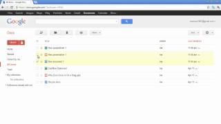 How to handle documents in Google docs