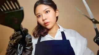 ASMR Thai Professional Hair Salon with Haircut & Dyeing ช่างทำผมและทำสีให้คุณอย่างมืออาชีพ