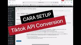 Cara Setup Tiktok Pixel API untuk Conversion Ads Tiktok
