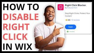 How to Disable Right Click in Wix [QUICK GUIDE]