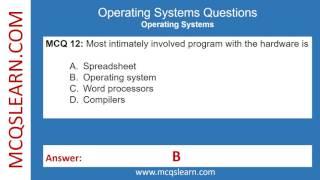 Operating Systems MCQ Questions Answers PDF | Operating System Class 9-12 MCQs Ch 5 Notes | Book App