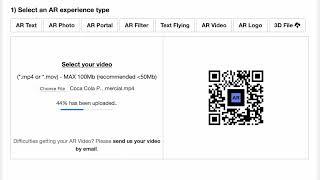 TUTORIAL: How to display an AR Video on an AR QR Code marker? | ar-code.com