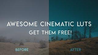 FREE LUTs | Best Cinematic LUTs free | 10 Pack | Download