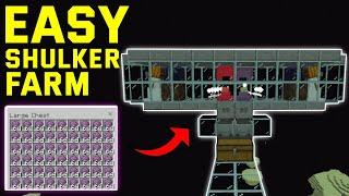 EASIEST Shulker Farm Farm Minecraft 1.20! (Bedrock/Mcpe/Ps4/Xbox)