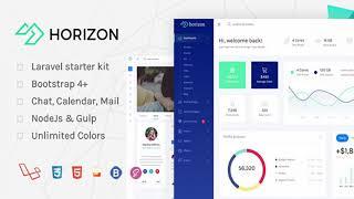 Horizon - Laravel + Bootstrap 4 Admin Dashboard Template | Themeforest Website Templates and Themes