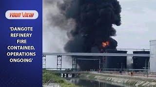 (VIDEO) See Why Dangote Refinery caught fire