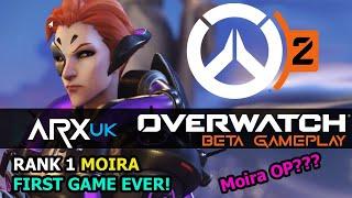 Overwatch 2 Beta Moira Gameplay (Arx T500) Circuit Royal - First Game EVER.