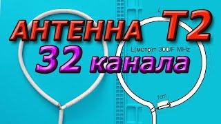 Самодельная дециметровая антенна для просмотра Т2, Магнитная антенна из куска ТВ кабеля