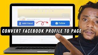How to convert a Facebook Profile into a Page #facebook