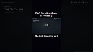 Black Ops 6 reveal event all rewards first look 