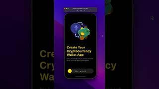 Crypto app - onboarding - flutter #shorts