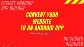 How To Convert A Blogger Website Into Android App - WordPress Blog To Android App New Video