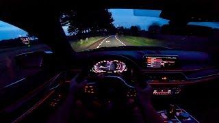 BMW M760Li 2020 V12 NIGHT DRIVE POV Ambient Lighting by AutoTopNL