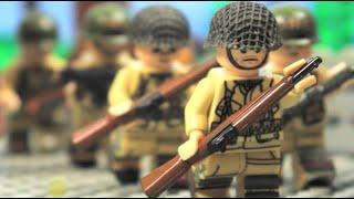 WW2 battle of Carentan. Lego action stop motion