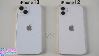 Apple iPhone 13 vs iPhone 12 SpeedTest and Camera Comparison